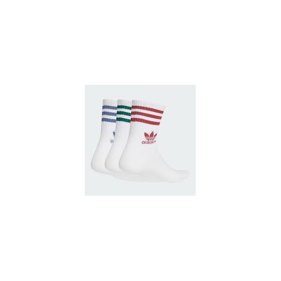 CREW SOCK 3STR WHITE/PRERUB/PRLOIN/C ADIDAS