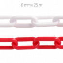 Cadena Señalizacion Plastico PAMACON 6 Mm X 25 Metros