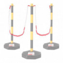 Cadena Señalizacion Plastico PAMACON 6 Mm X 25 Metros