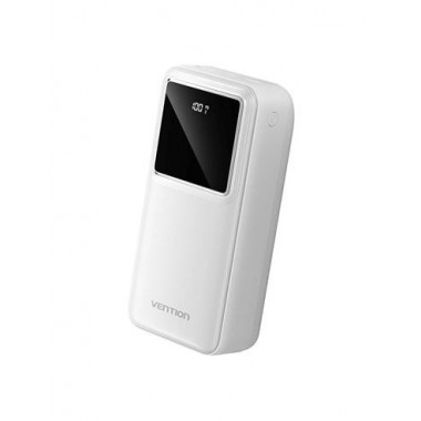 VENTION Bateria Externa Portatil 30000MAH 22.5W Blanca FHMW0
