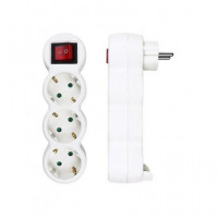 ELBAT Regleta 3 Enchufes con 1XUSB/1XTIPO C