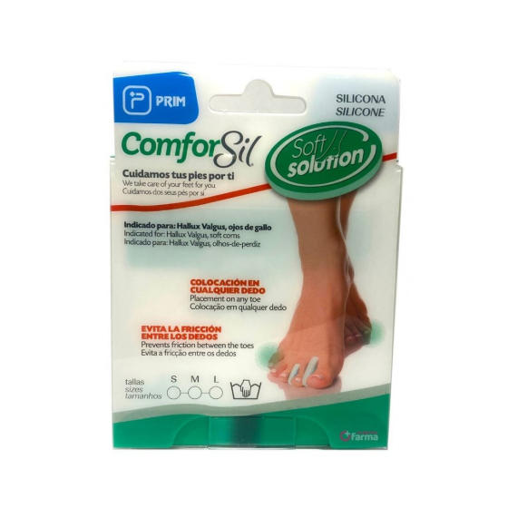 Separadedos Comforsil Silicona Extrafino T- Med  SINODOR