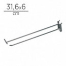 Conjunto de 10 Ganchos Almacenamiento 31.6X6 Cm Airmec