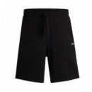 Shorts Relaxed Fit con Logo Estampado  HUGO BOSS