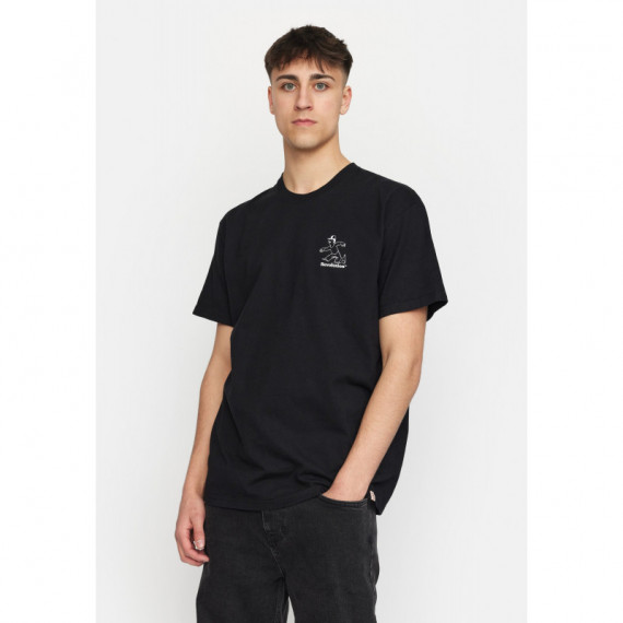 Camisetas Hombre Camiseta REVOLUTION 1387 Pet Black