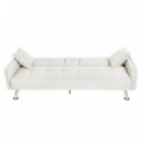 Sofá Cama Blanco MOMI 210X85X80 Cm