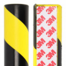 Perfil Protector Anticolisión para Superficies Planas PAMACON 101X3.5 Cm