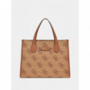 Bolso de Mano Izzy con Logotipo 4G de GUESS