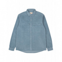 Chaquetas Hombre Sobrecamisa REVOLUTION 3776 Lightblue