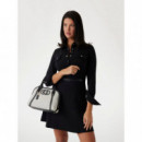 Bolso de Mano Sebina con Colgante con Logotipo de GUESS