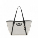 Bolso Al Hombro Sebina con Colgante con Logotipo de GUESS