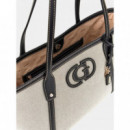 Bolso Al Hombro Sebina con Colgante con Logotipo de GUESS