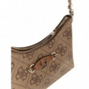Bolso Al Hombro Izzy con Logotipo 4G de GUESS