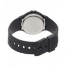 CASIO MQ-24B-1BEF Reloj Analogico, Resistente Al Agua, Correa de Resina Negro