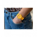 CASIO MQ-24B-9BEF Reloj Analogico, Resistente Al Agua, Correa de Resina Naranja