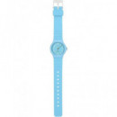 CASIO LQ-24B-2BEF Reloj Analogico, Resistente Al Agua, Correa de Resina Azul