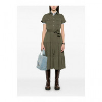Vestidos Ss Oklnd Dr-long Sleeve-day Dress  POLO RALPH LAUREN - Guanxe Atlantic Marketplace