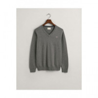 Jersey Classic Cotton V-neck  GANT