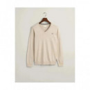 Jersey Classic Cotton V-neck  GANT