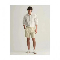 Pantalones Cortos Cotton-linen Shorts  GANT