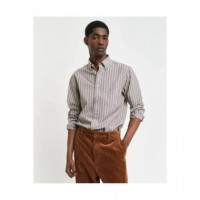 Camisas Reg Archive Poplin Stripe  GANT