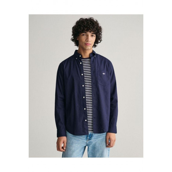 Camisas Reg Cotton Linen Shirt  GANT