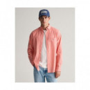 Camisas Reg Cotton Linen Shirt  GANT