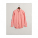 Camisas Reg Cotton Linen Shirt  GANT