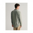 Camisas Reg Cotton Linen Shirt  GANT