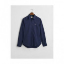 Camisas Slim Stretch Poplin Shirt  GANT