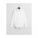 Camisas Slim Stretch Poplin Shirt  GANT