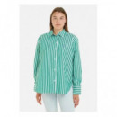 Camisas Smd Stripe Easy Fit Ls Shirt  TOMMY HILFIGER