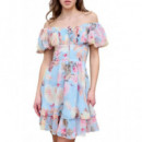 Vestidos Ss Gilda Smocked Dress  GUESS