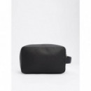 Th Corp Washbag Pu Black  TOMMY HILFIGER