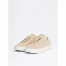 Zapatillas de Tenis de ante con Plataforma Sandalwood  TOMMY HILFIGER