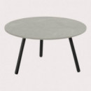 Mesa Auxiliar de Jardín Mónaco 60 Cm ø Color Negro Hartman®  HARTMAN OUTDOOR FURNITURE