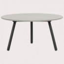 Mesa Auxiliar de Jardín Mónaco 60 Cm ø Color Negro Hartman®  HARTMAN OUTDOOR FURNITURE