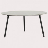 Mesa Auxiliar de Jardín Mónaco 80 Cm ø Color Negro Hartman®  HARTMAN OUTDOOR FURNITURE
