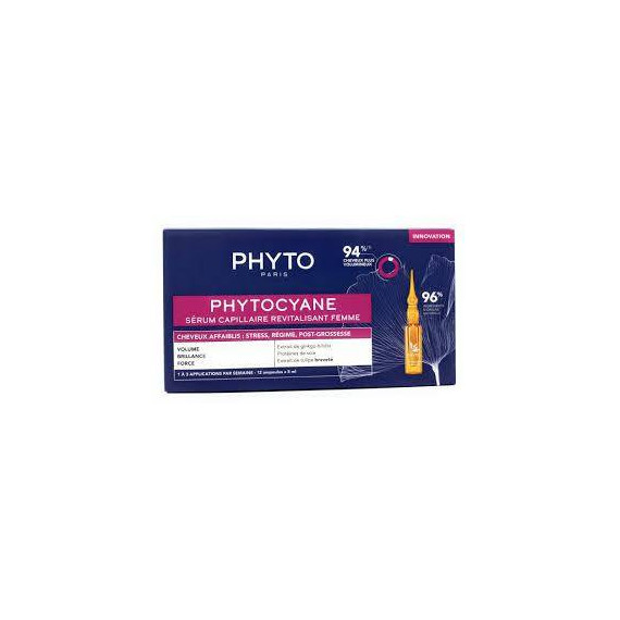 LIERAC Phytocyane Anti Reac Mujer 12X5ML Ampolla