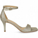 Sandalia Gilda Glitter Oro  MICHAEL KORS