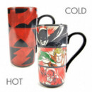 Taza Latte de la Liga de la Justicia Dc  HALF MOON BAY