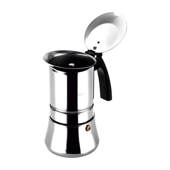 FAGOR Cafetera Italiana de Acero Inox para 4 Tazas Etnica 4