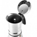 FAGOR Cafetera Italiana de Acero Inox para 4 Tazas Etnica 4