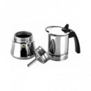 FAGOR Cafetera Italiana de Acero Inox para 6 Tazas Etnica 6