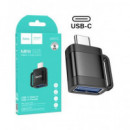 HOCO Adaptador Otg Tipo C/m a USB A/h UA31C Negro