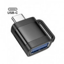 HOCO Adaptador Otg Tipo C/m a USB A/h UA31C Negro