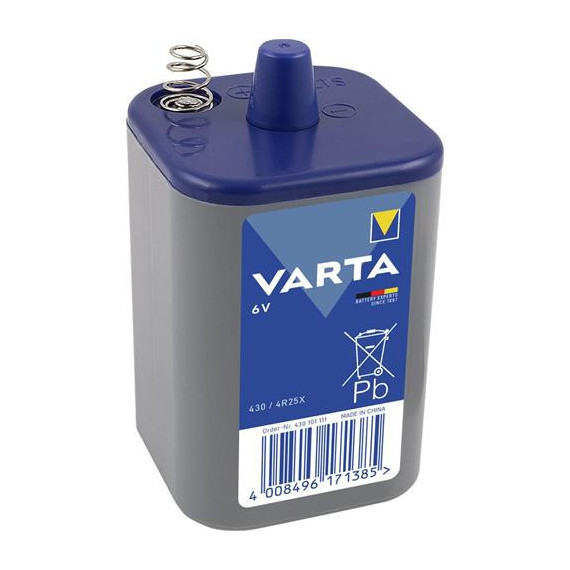 VARTA Pila 430/4R25X 6V con Muelle