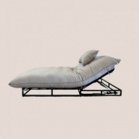 Cama de Jardín Emma con Tejido Sunbrella® Color Chalk/negro Hartman®  HARTMAN OUTDOOR FURNITURE