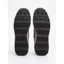 Zapatillas Deportivas de ante y Suela Dentada Granite Road  TOMMY HILFIGER