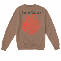 Jerséis y Sudaderas Sudadera LATITUD FUEGO Flames Barro
